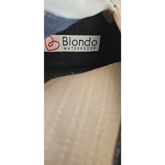 NEW Blondo Irina‎ Waterproof Leather Boots Women Sz12 Beige Pointed Toe Side Zip - Picture 8 of 10